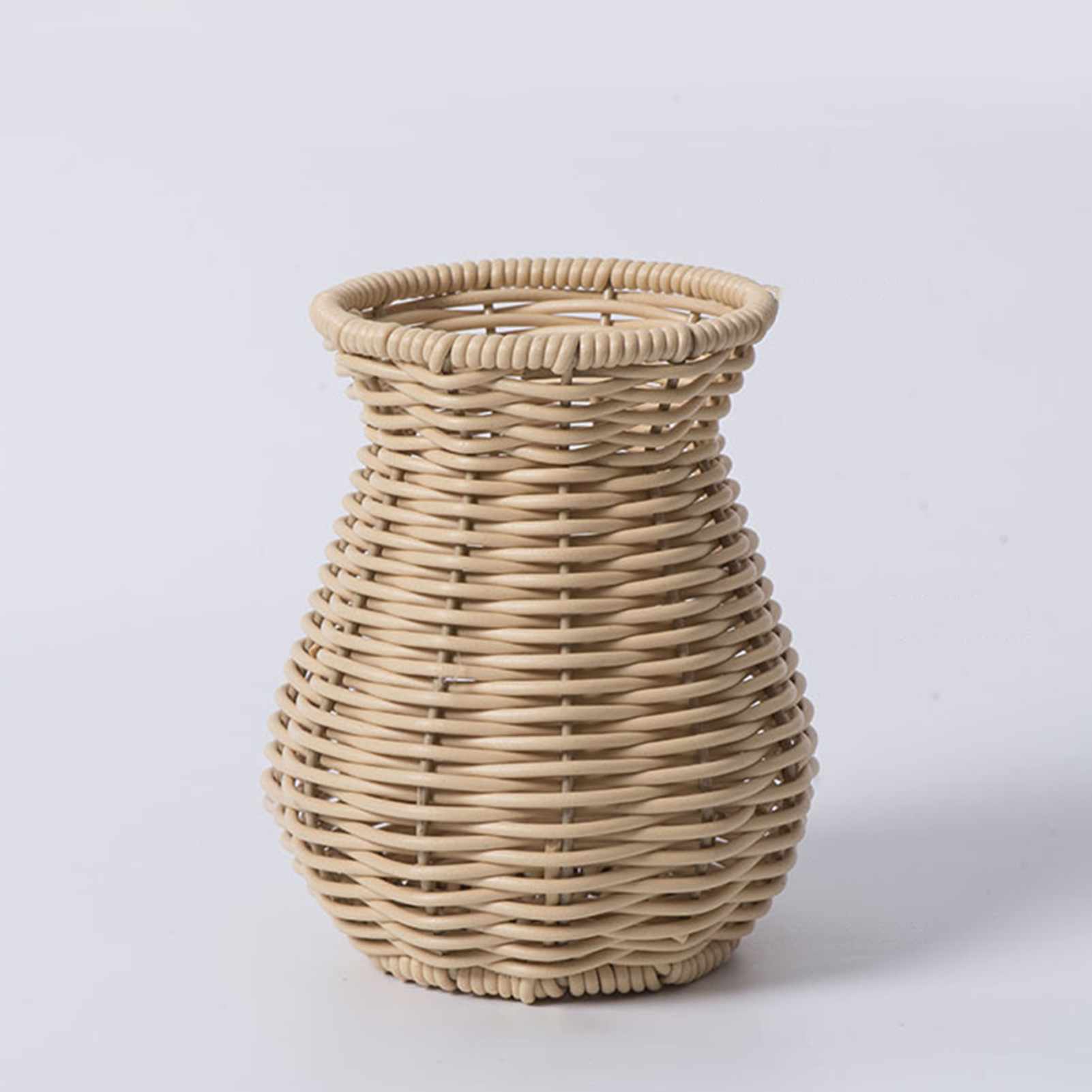 Rattan Plant Basket - حامل زهور مجفف منسوج يدويًا، وعاء