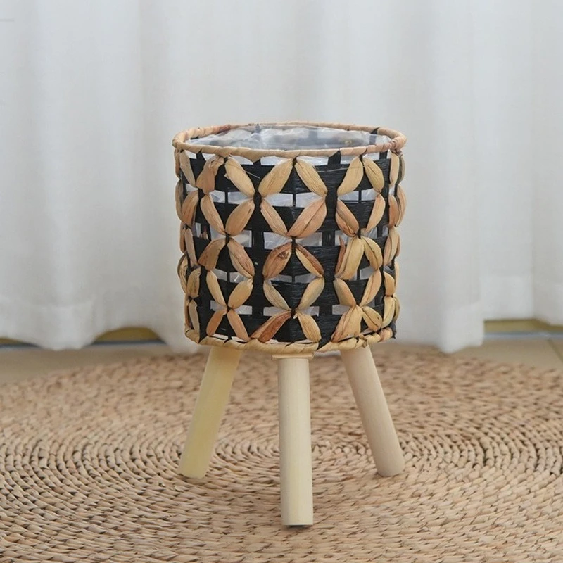 وعاء زهور من الخوص المنسوج يدو - مراجعة Rattan Plant Basket وسعره