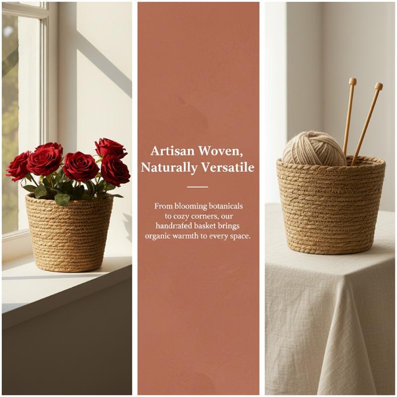سلة زهور من الروطان، وعاء نبات - مراجعة Rattan Plant Basket وسعره