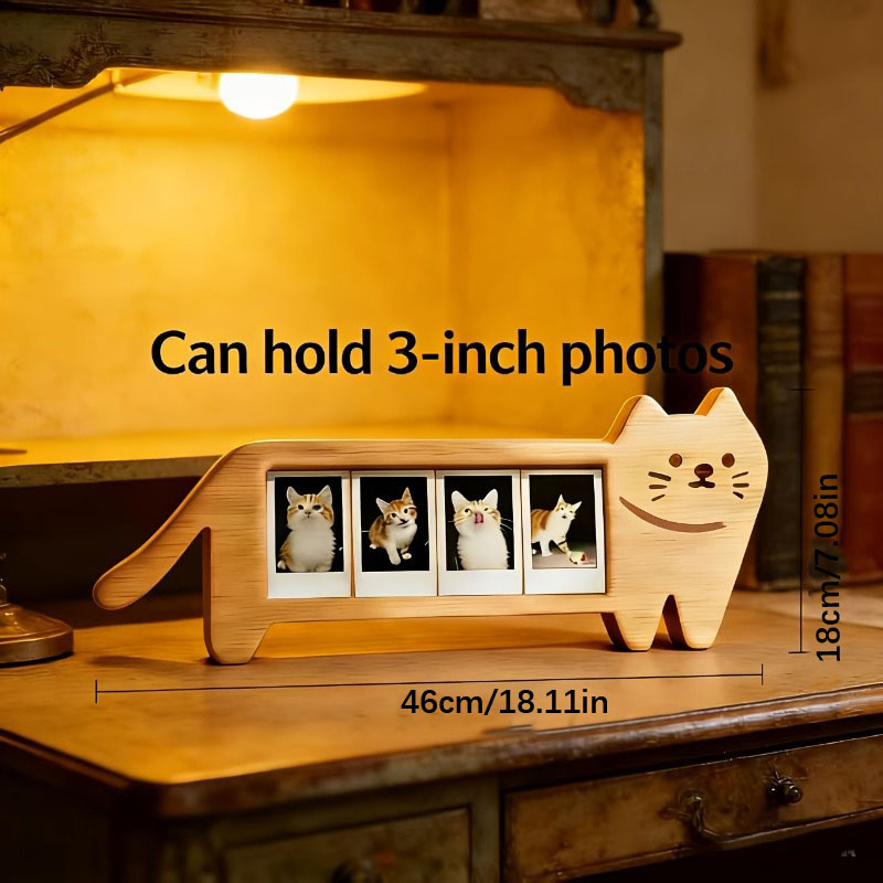 إطار صور خشبي على شكل حيوان، إ - مراجعة Bamboo Photo Frame وسعره