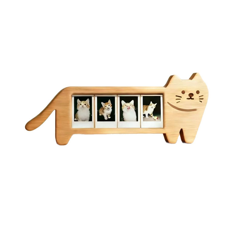 إطار صور خشبي على شكل حيوان، إ - مراجعة Bamboo Photo Frame وسعره