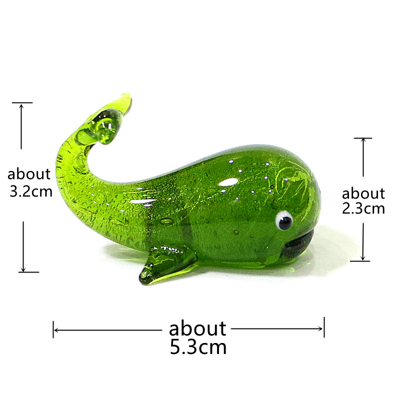  مورانو الزجاج الحوت تمثال صغي - مراجعة Home Decor Y2K وسعره