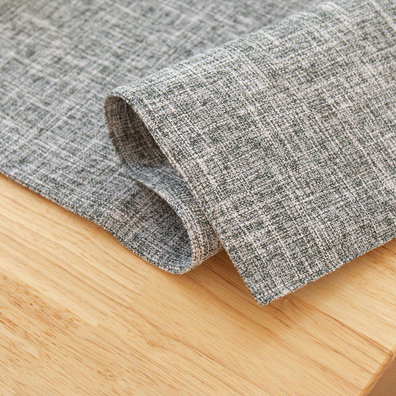 جديد سميكة الكتان بلون ضوء فاخ - مراجعة Linen Table Runner وسعره