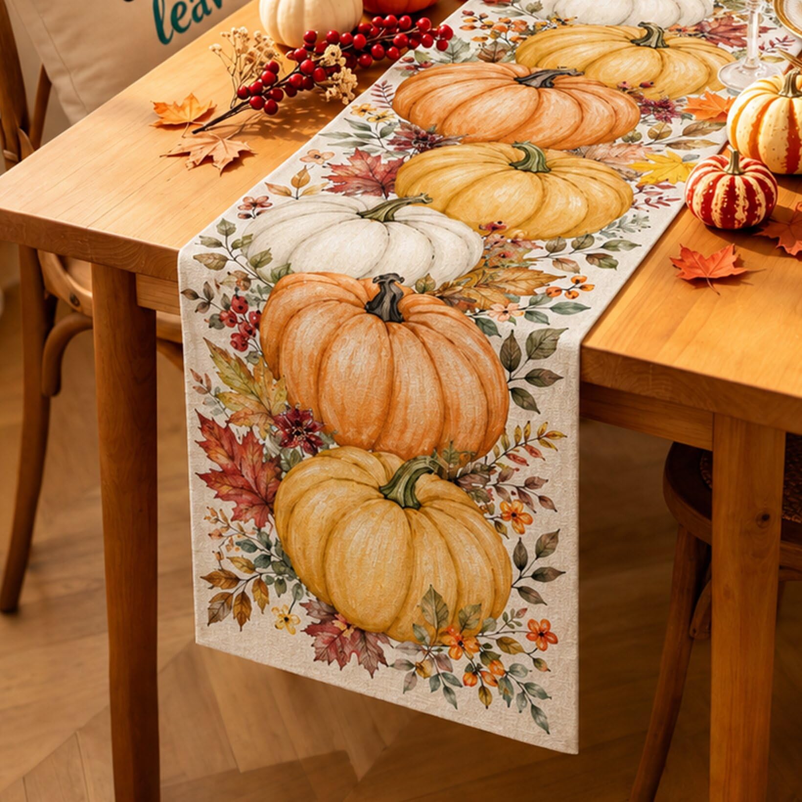 مفرش طاولة للهالوين بتصميم قوط - مراجعة Linen Table Runner وسعره