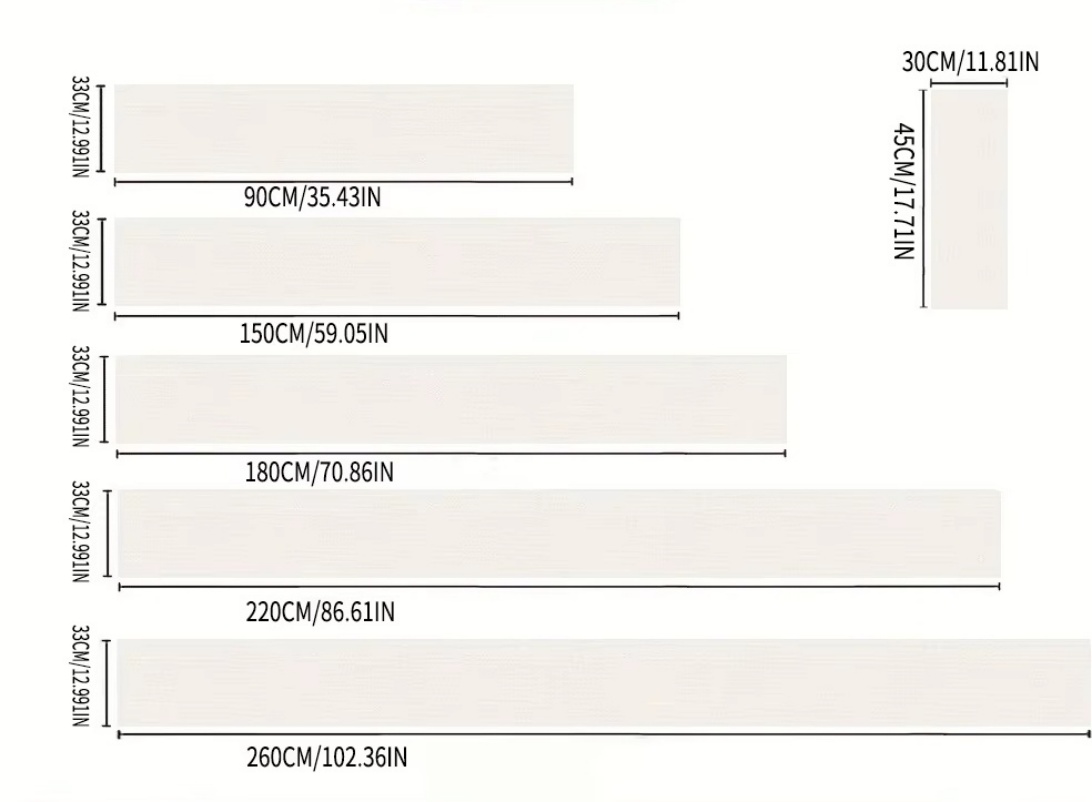 مفرش طاولة مخطط أفقي باللونين  - مراجعة Linen Table Runner وسعره
