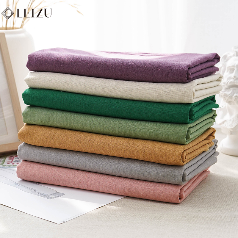 0.5/1/2 ياردة بلون نسيج القطن  - مراجعة Linen Table Runner وسعره