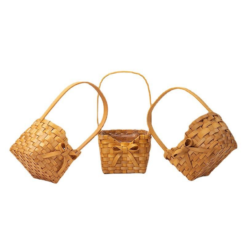 سلة زهور جديدة من الخيزران وال - مراجعة Rattan Plant Basket وسعره